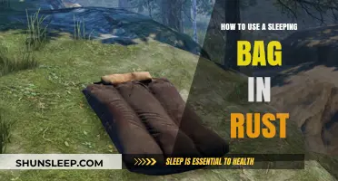 Strategic Rust Sleeping: Bag Setup and Usage