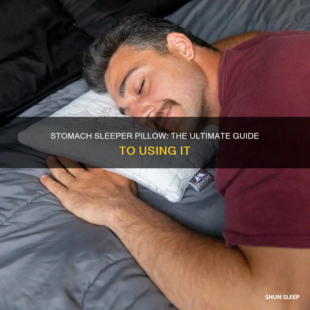 how to use a stomach sleeper pillow
