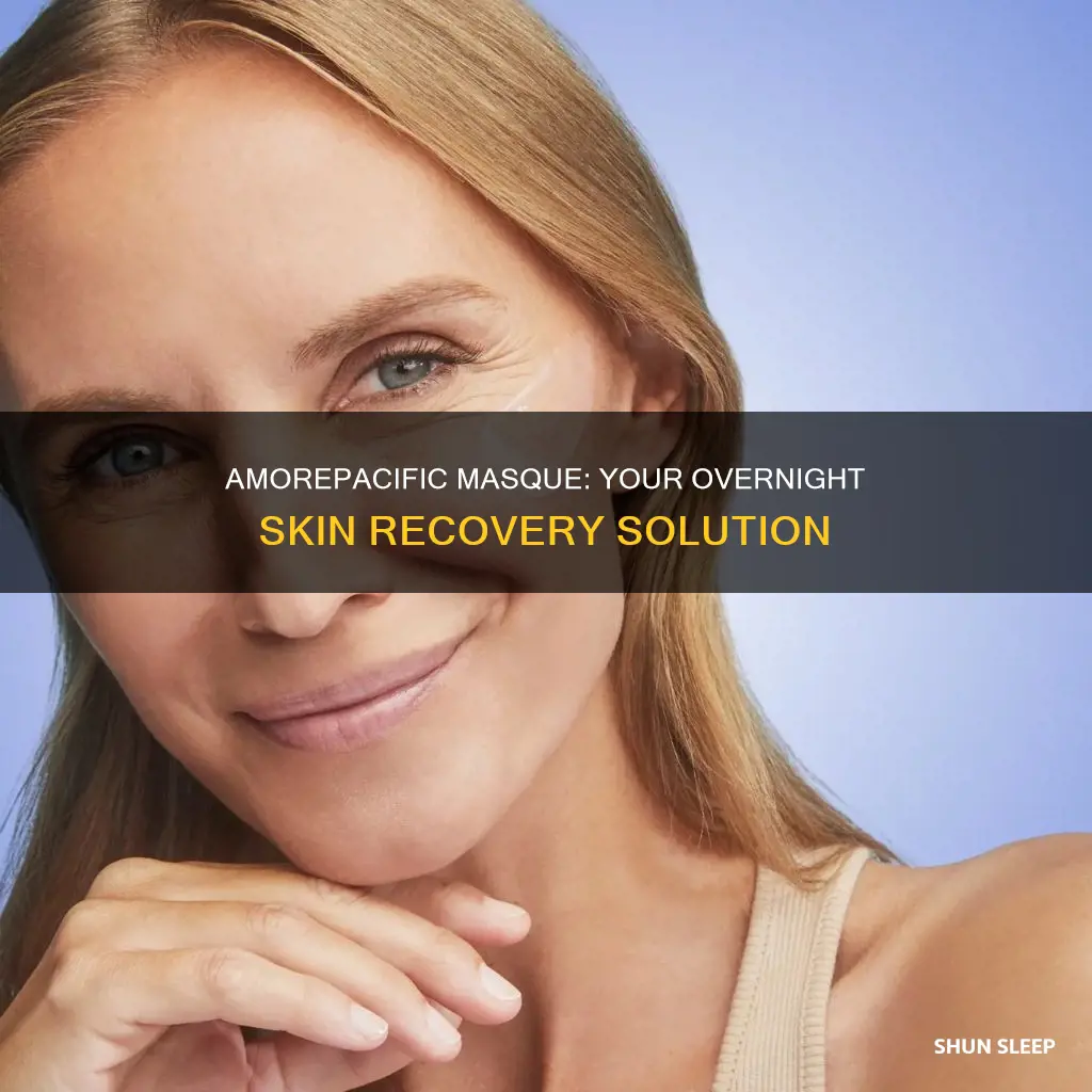 how to use amorepacific moisture bound sleeping recovery masque