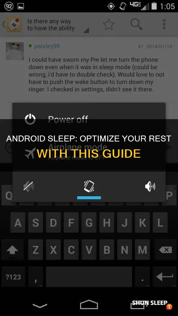 how to use androis sleep