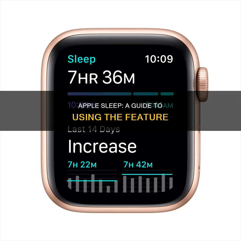 how to use apple sleep