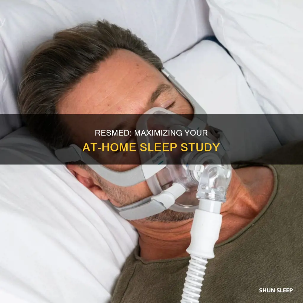 how to use at home sleep study resmed
