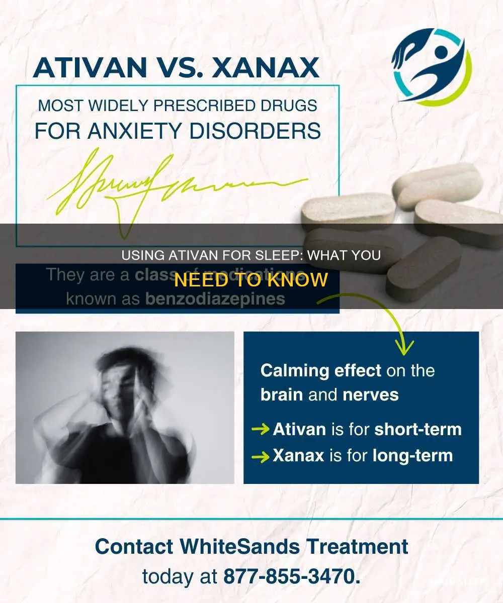 how to use ativan for sleep