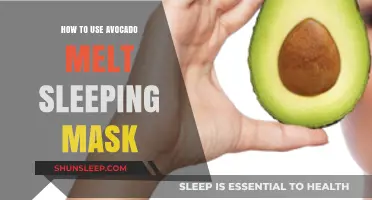 Avocado Melt Sleeping Mask: Application Tips and Tricks