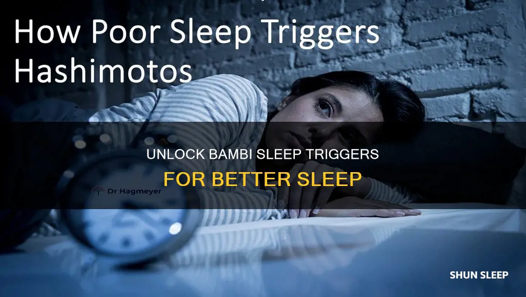how to use bambi sleep triggers