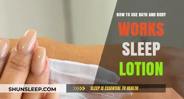 Bath & Body Works Sleep Lotion: Application Tips & Tricks