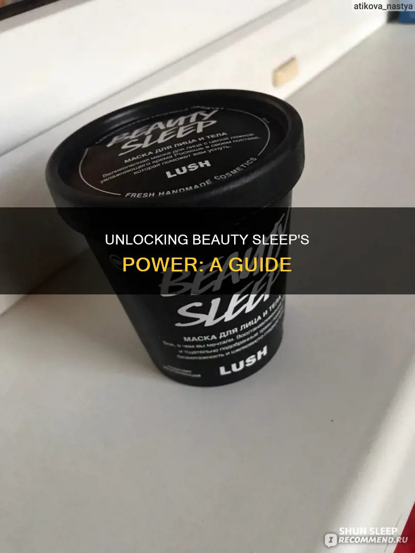 how to use beauty sleep lush