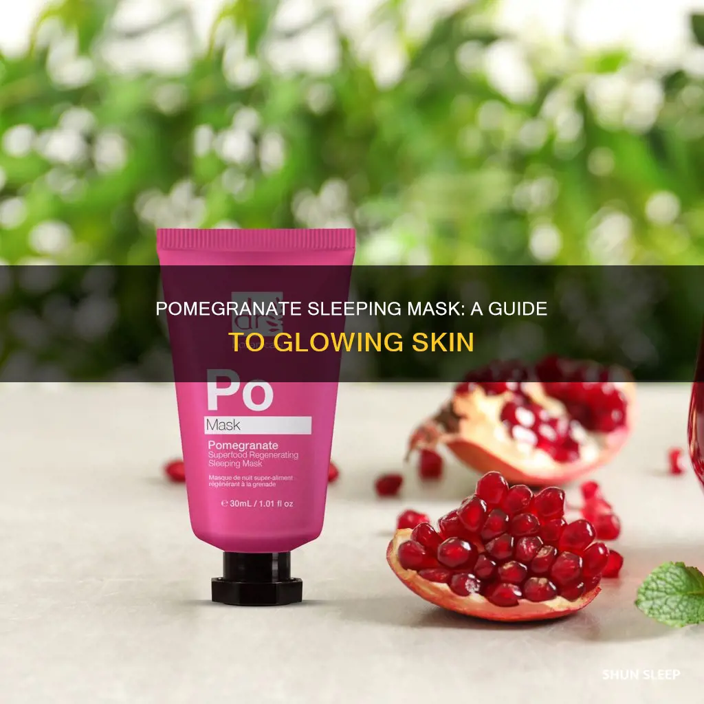 how to use bioaqua pomegranate sleeping mask