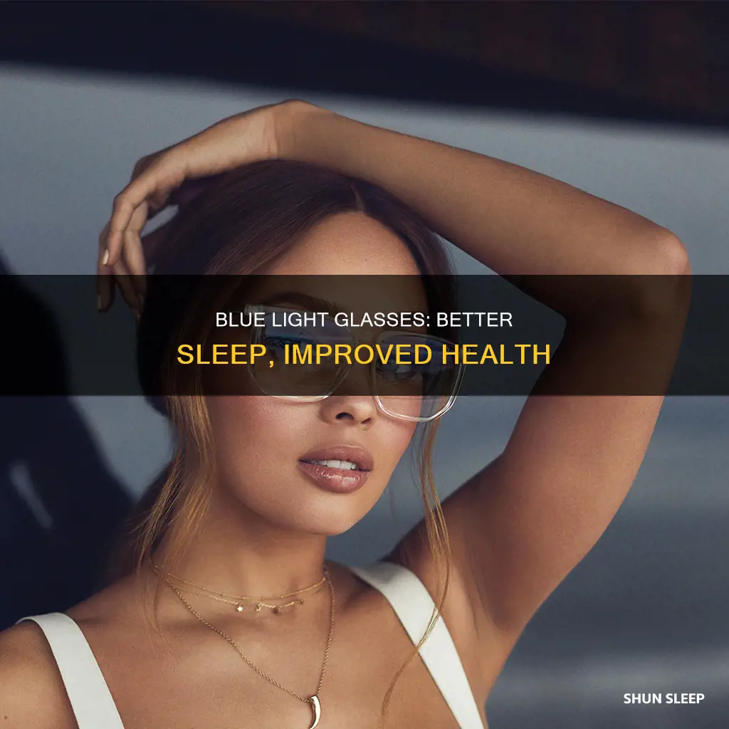 how to use blue light blocking glasses to sleep
