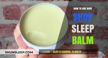 The Body Shop Sleep Balm: Application Tips and Tricks