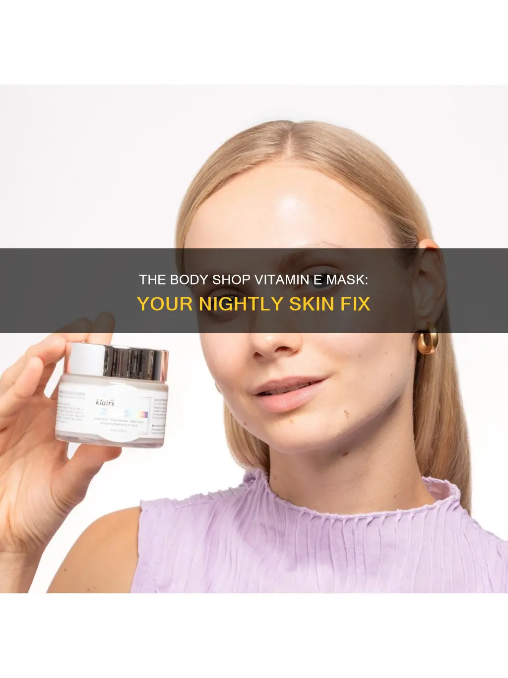 how to use body shop vitamin e sleeping mask