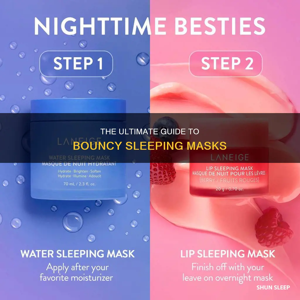 how to use bouncy sleeping mask