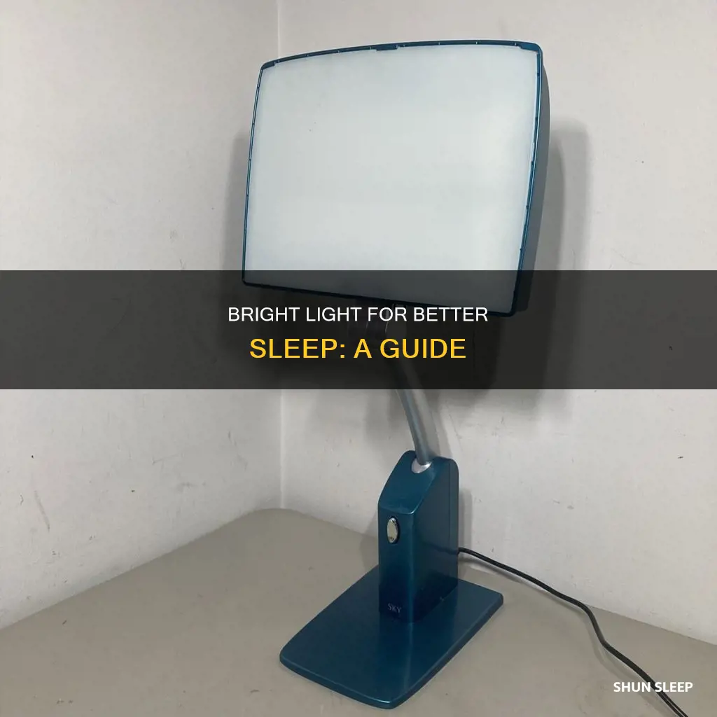 how to use bright light to your advantage for sleep