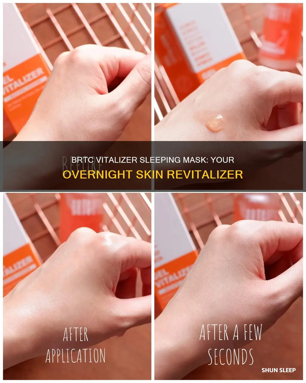 how to use brtc vitalizer sleeping mask
