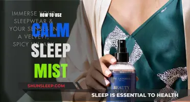 Spray, Sleep, Relax: Using Calm Sleep Mist
