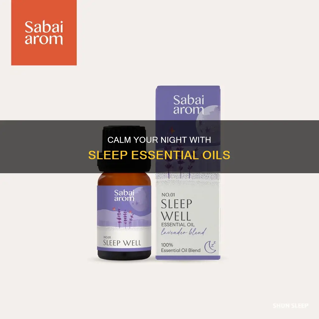 how to use calming sleep essential oil