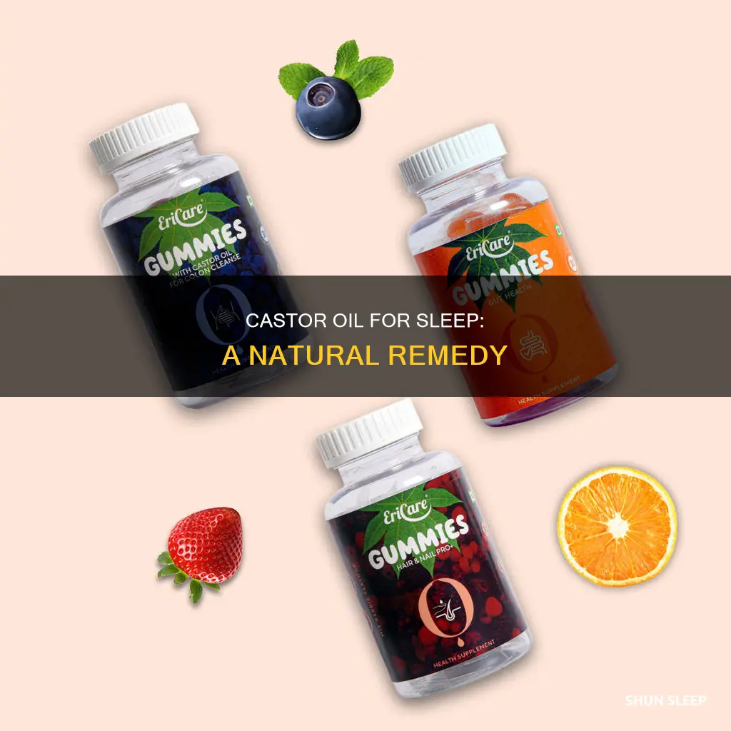 how to use castor oil for sleep