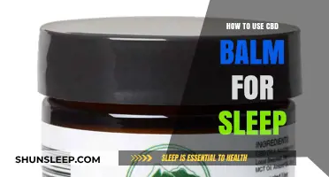 CBD Balm: Your Natural Sleep Solution