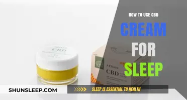 CBD Cream for Sleep: A Guide to Using It
