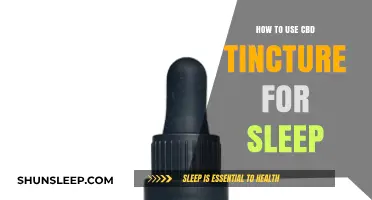 CBD Tincture for Sleep: A Natural Solution