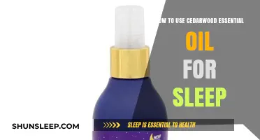 Cedarwood Oil: A Natural Sleep Aid