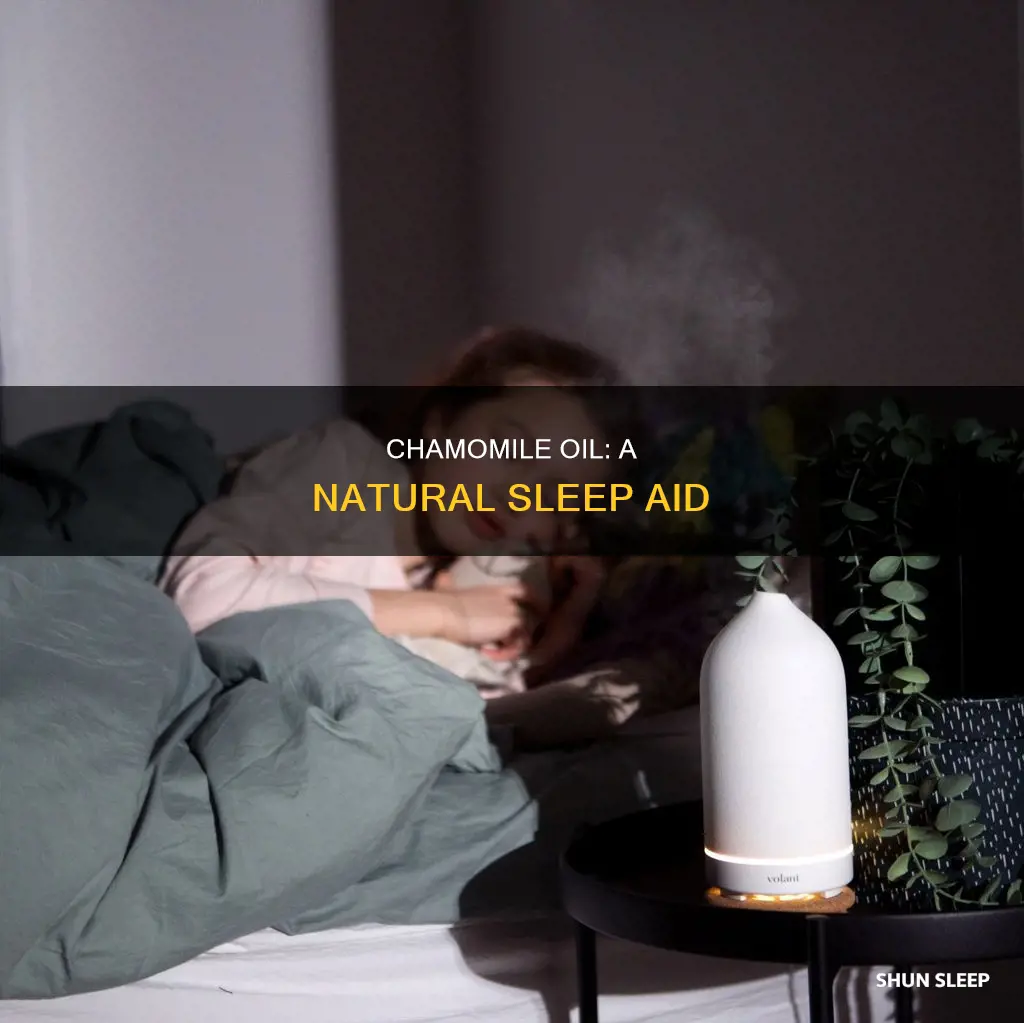how to use chamomile essential oil for sleep