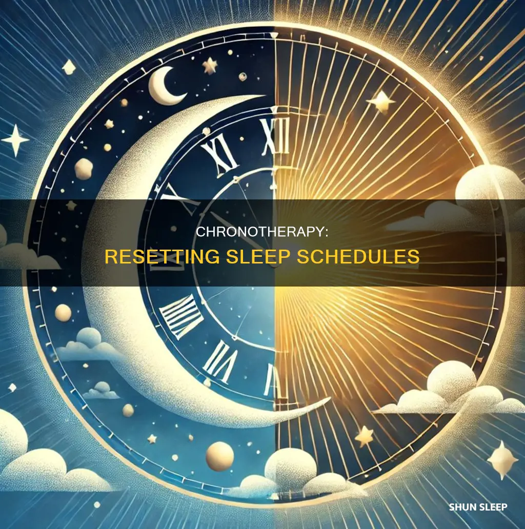 how to use chronotherapy to shift back a sleep schedule