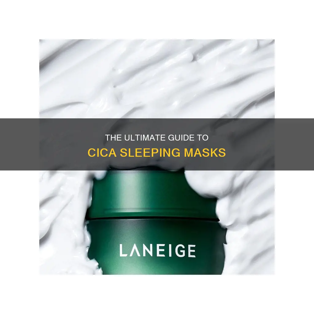 how to use cica sleeping mask