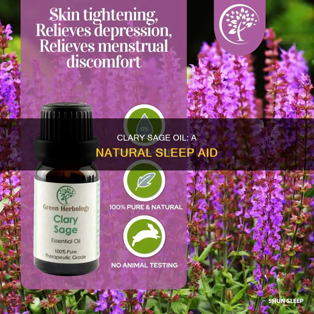 how to use clary sage oil for sleep