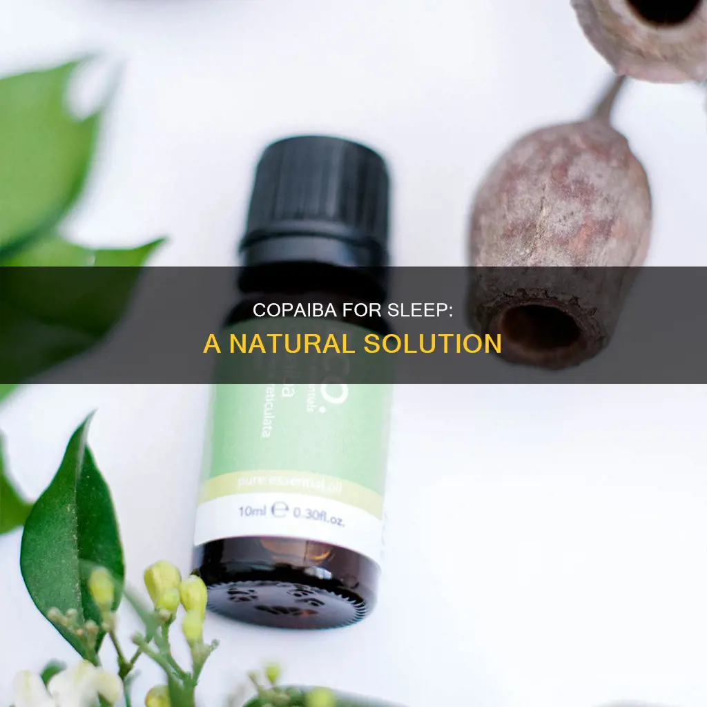 how to use copaiba for sleep