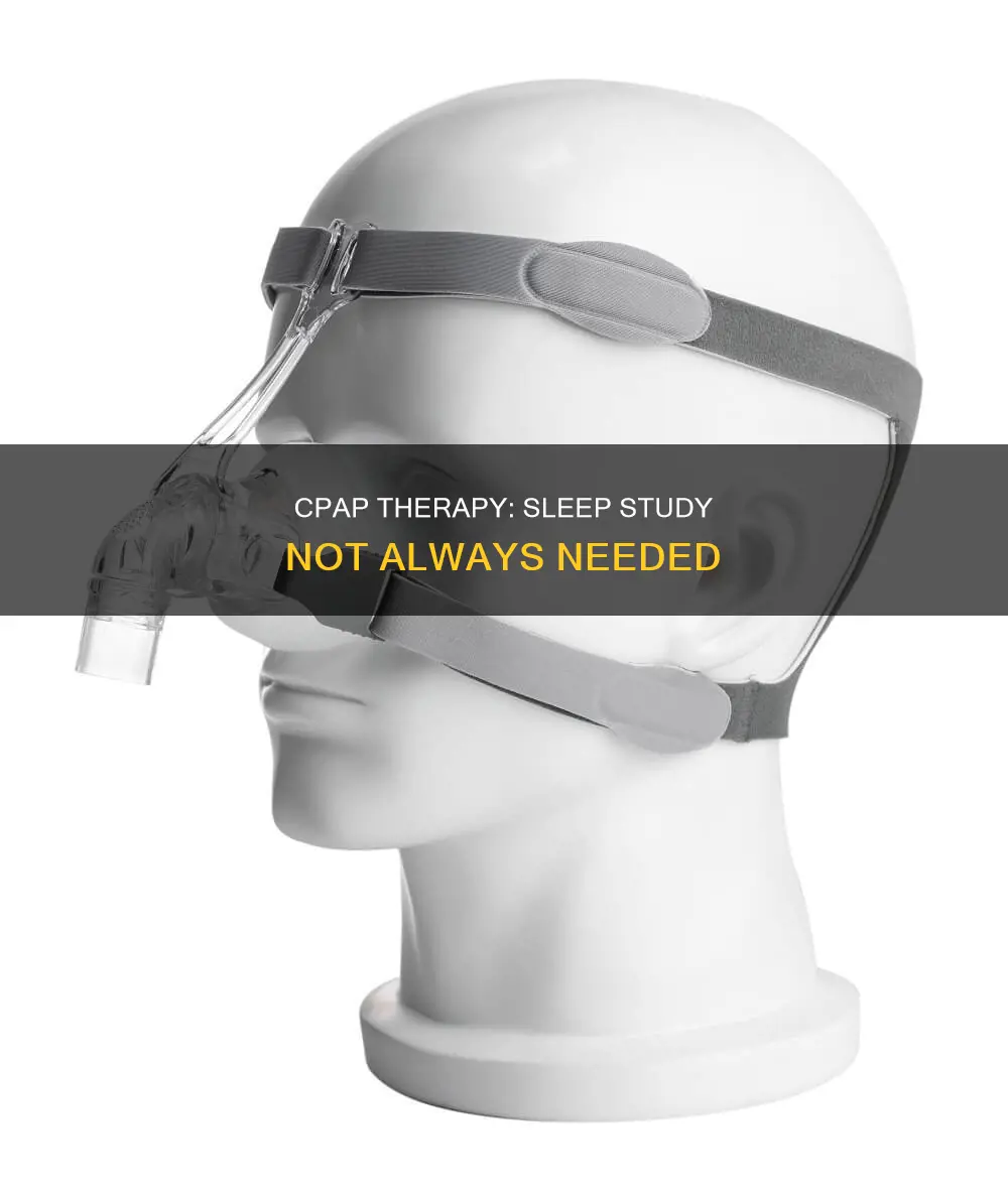 how to use cpap machine without a sleep study