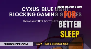 Cyxus Glasses: Enhancing Sleep Quality