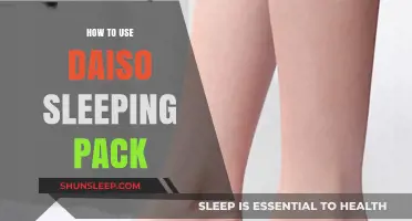 Daiso Sleeping Pack: An Effective Guide to Usage
