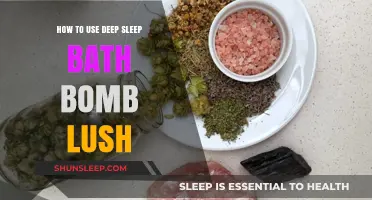 Deep Sleep Bath Bomb: A Relaxing Lush Experience