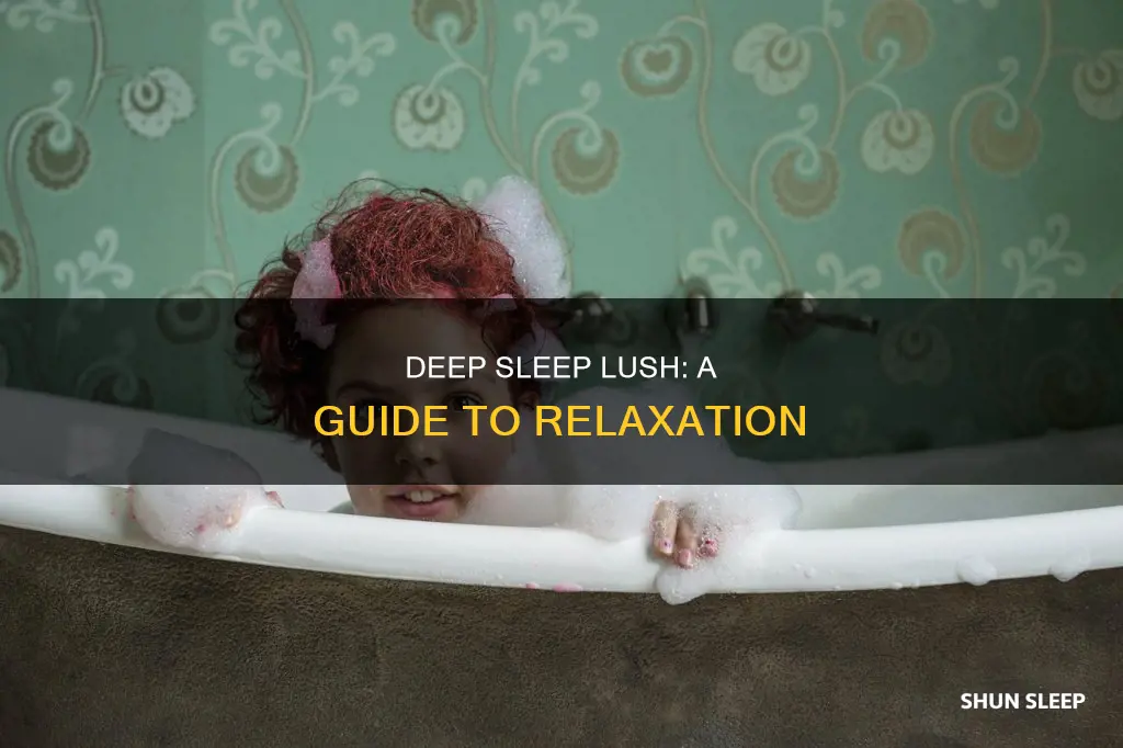 how to use deep sleep lush