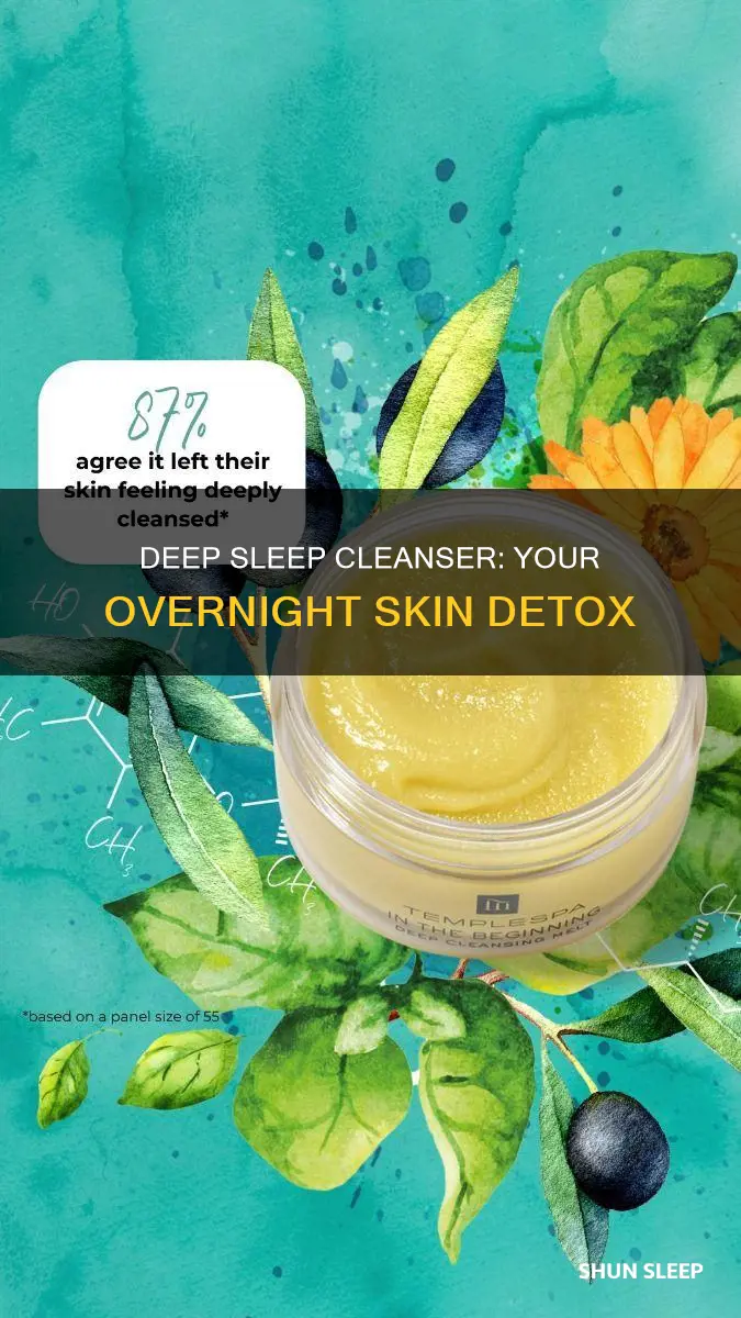 how to use deep sleep overnight cleanser