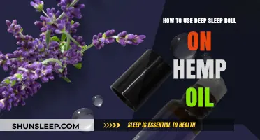 Deep Sleep Roll-On Hemp Oil: Usage Guide