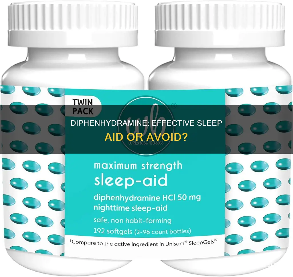 how to use diphenhydramine as a sleep aid