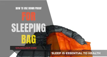 Maximizing Your Sleeping Bag: Down Proof Techniques