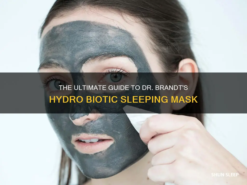 how to use dr brandt hydro biotic recovery sleeping mask