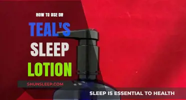 Dr Teal's Sleep Lotion: Application and Benefits