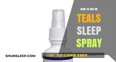 Dr Teal's Sleep Spray: A Guide to Usage