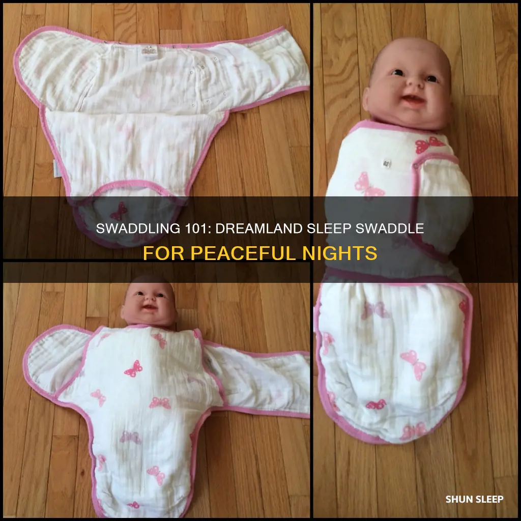 how to use dreamland sleep swaddle