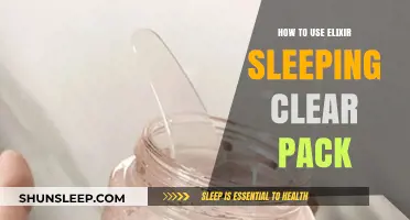 Unlocking Elixir's Sleeping Clear Pack: A Guide to Usage