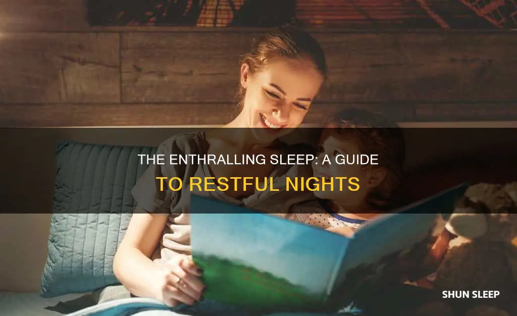 how to use enthralling in a sentence related to sleep