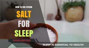 Epsom Salt for Sleep: A Natural Remedy