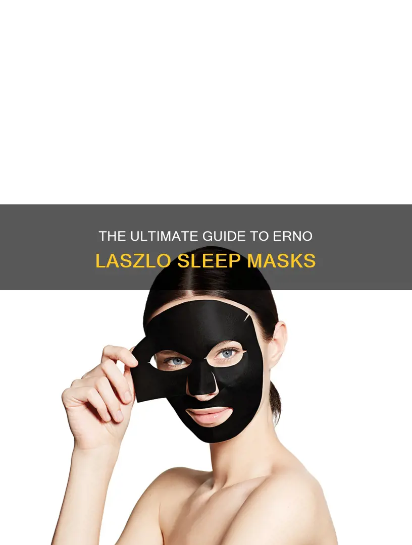 how to use erno laszlo sleep mask
