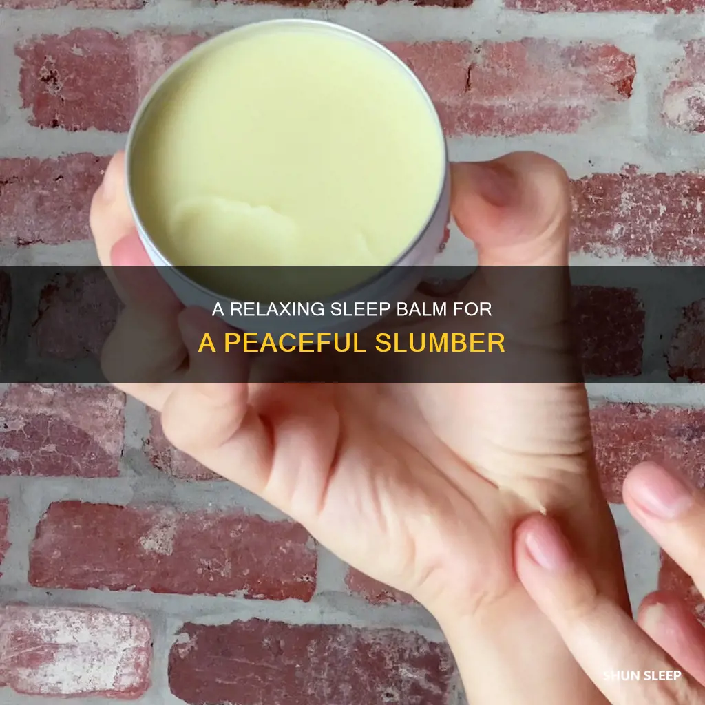 how to use espa sleep balm