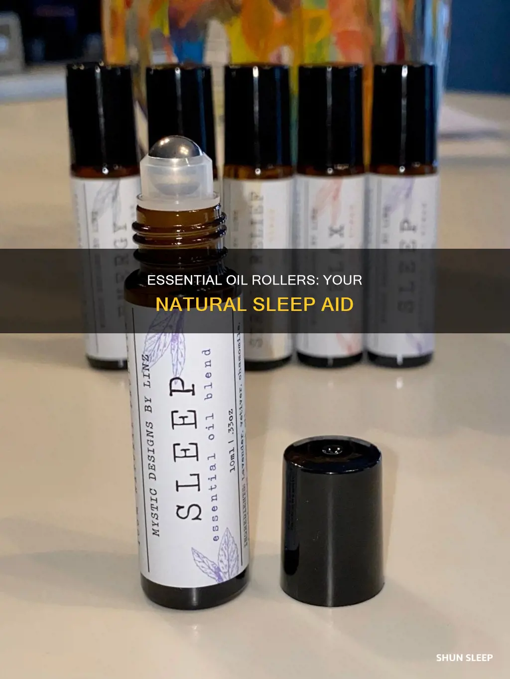 how to use essential oil roller for sleep