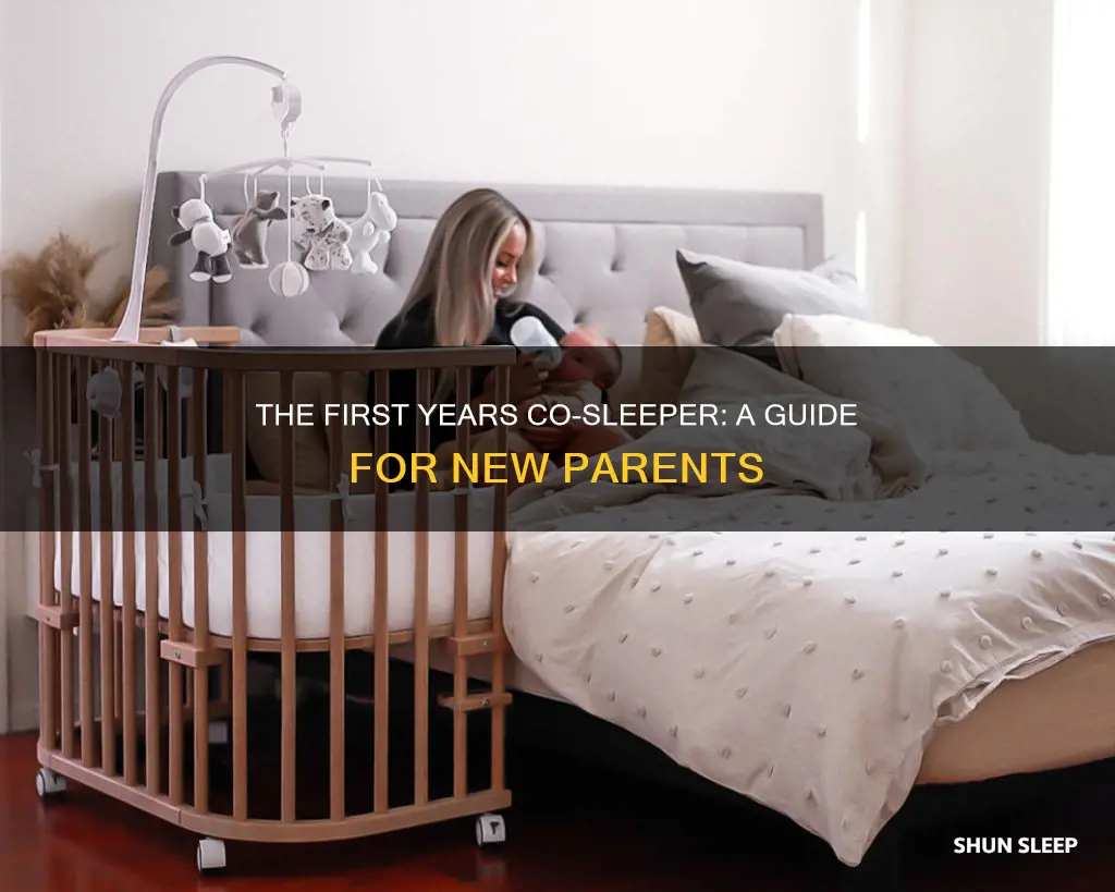 how to use first years co sleeper